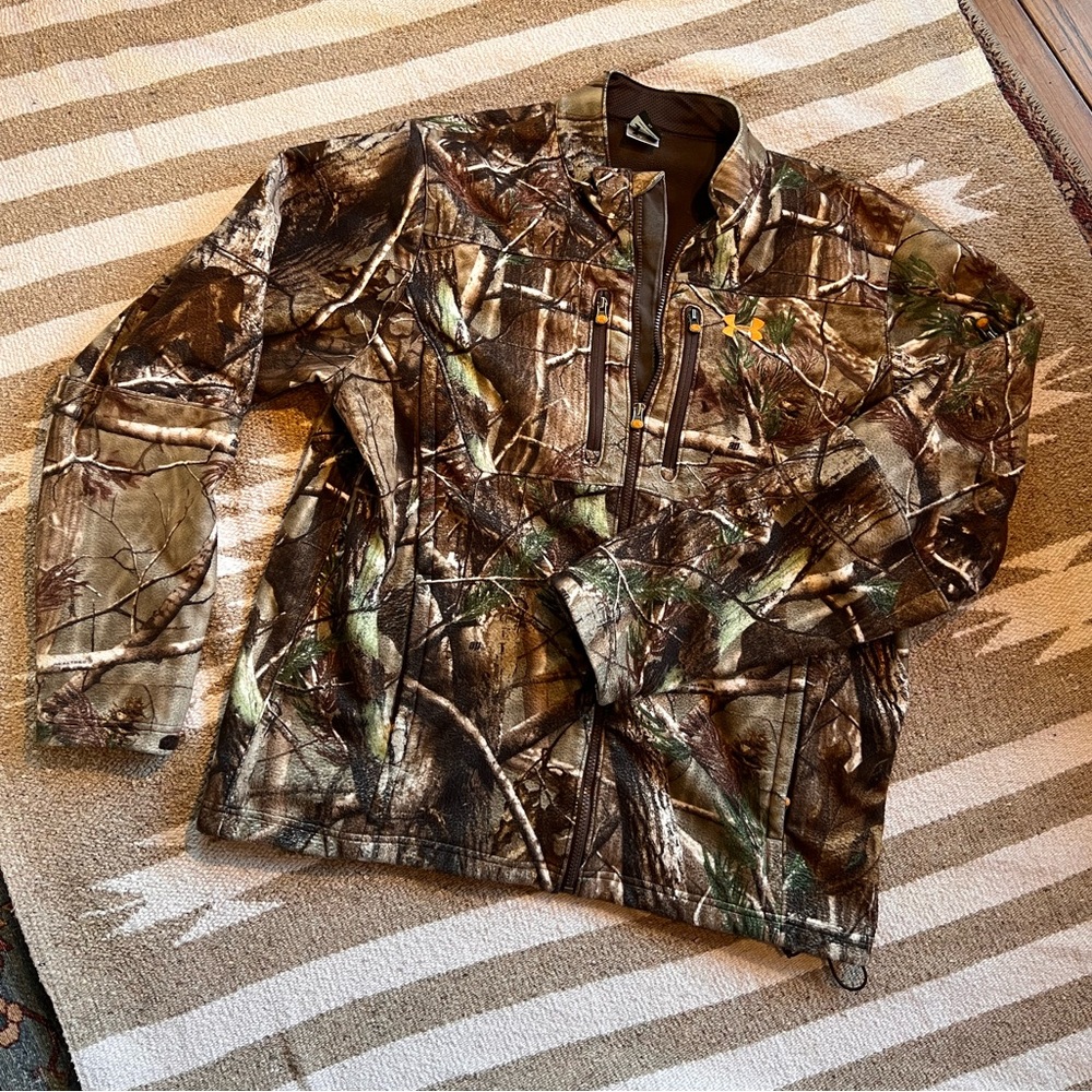 Mens Under Armour Camo Jacket XL
